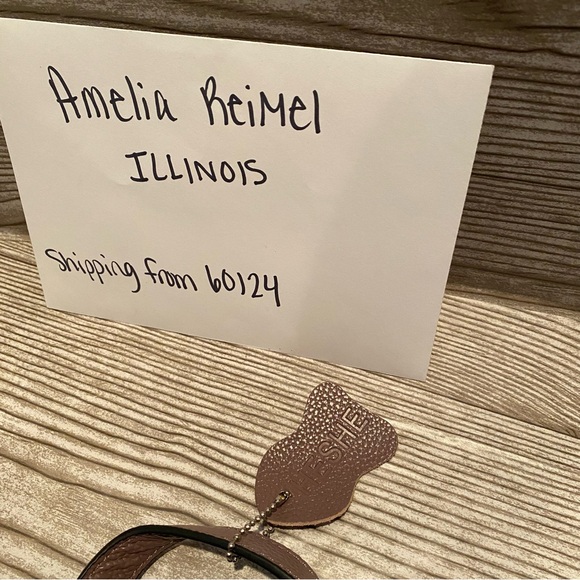 Used in Good Condition HESHE Leather Backpack Purse in Lilac/Mauve - Picture 4 of 10